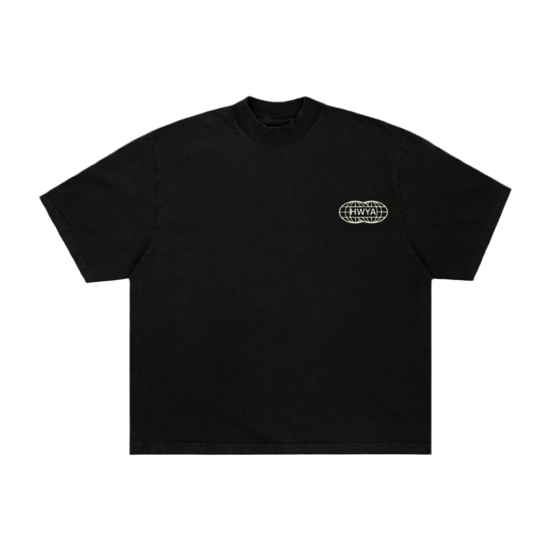TAHREER-black T-shirt
